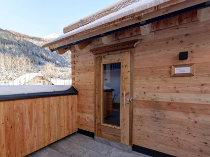 Hundehotel - Tauplitz - Alpenresidenz Blocksauna Aussen - Hotel Wohlfühlpension Gell und Appartements