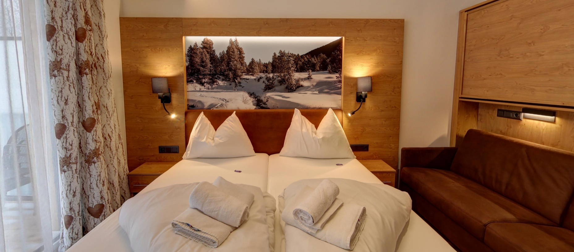 Urlaub-mit-Hund: Schlafzimmer - Alpenresidenz  - Hotel Wohlfühlpension Gell und Appartements