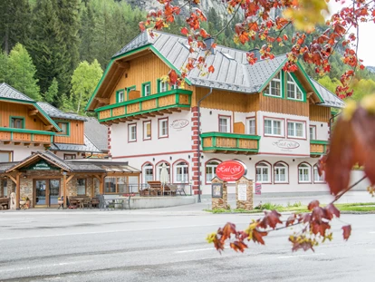 Hundehotel - Tauplitz - Sommerbild Hotel aussen - Hotel Wohlfühlpension Gell und Appartements