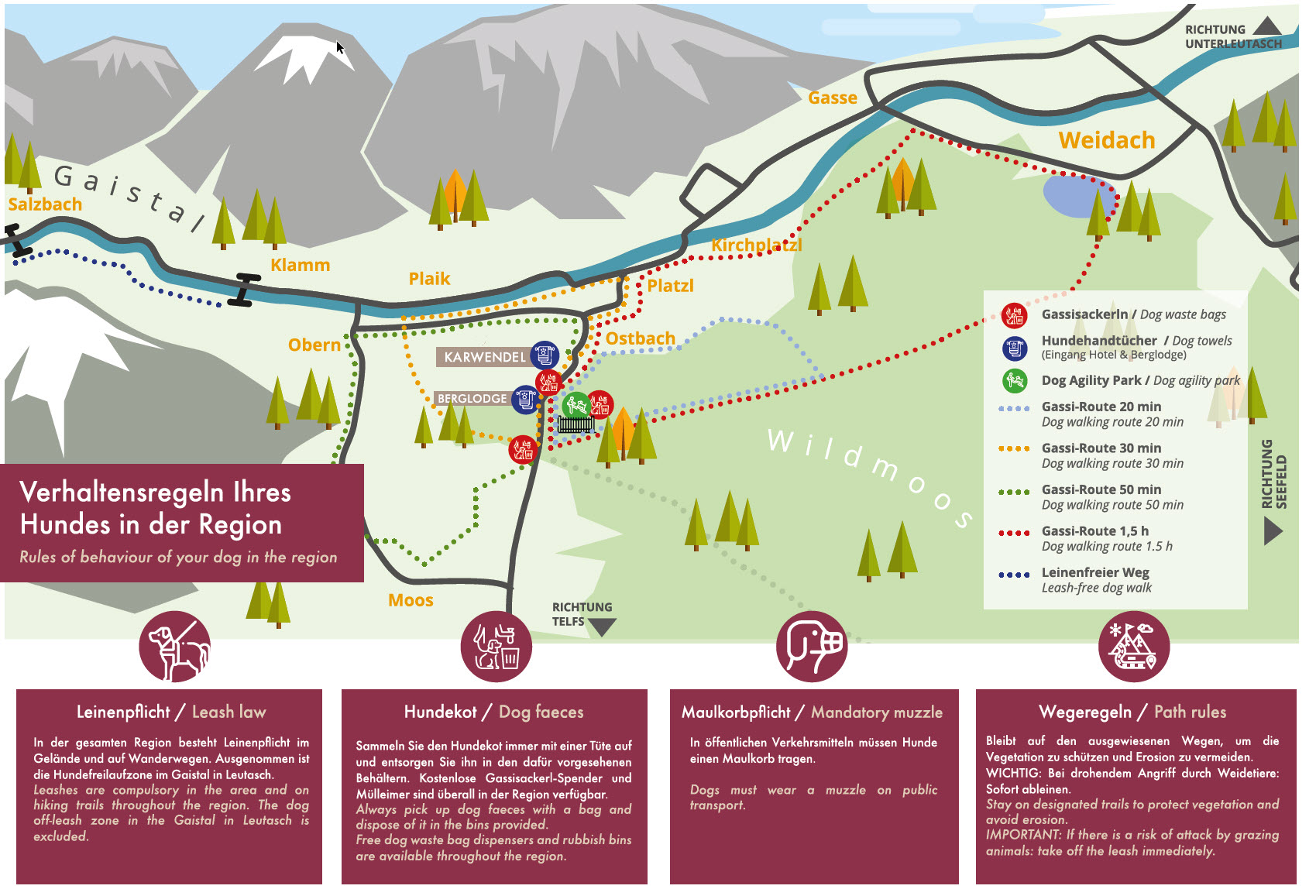 Adults only Alpenhotel Karwendel Ausflüge mit Hund Rundwanderungen vom Hotel aus