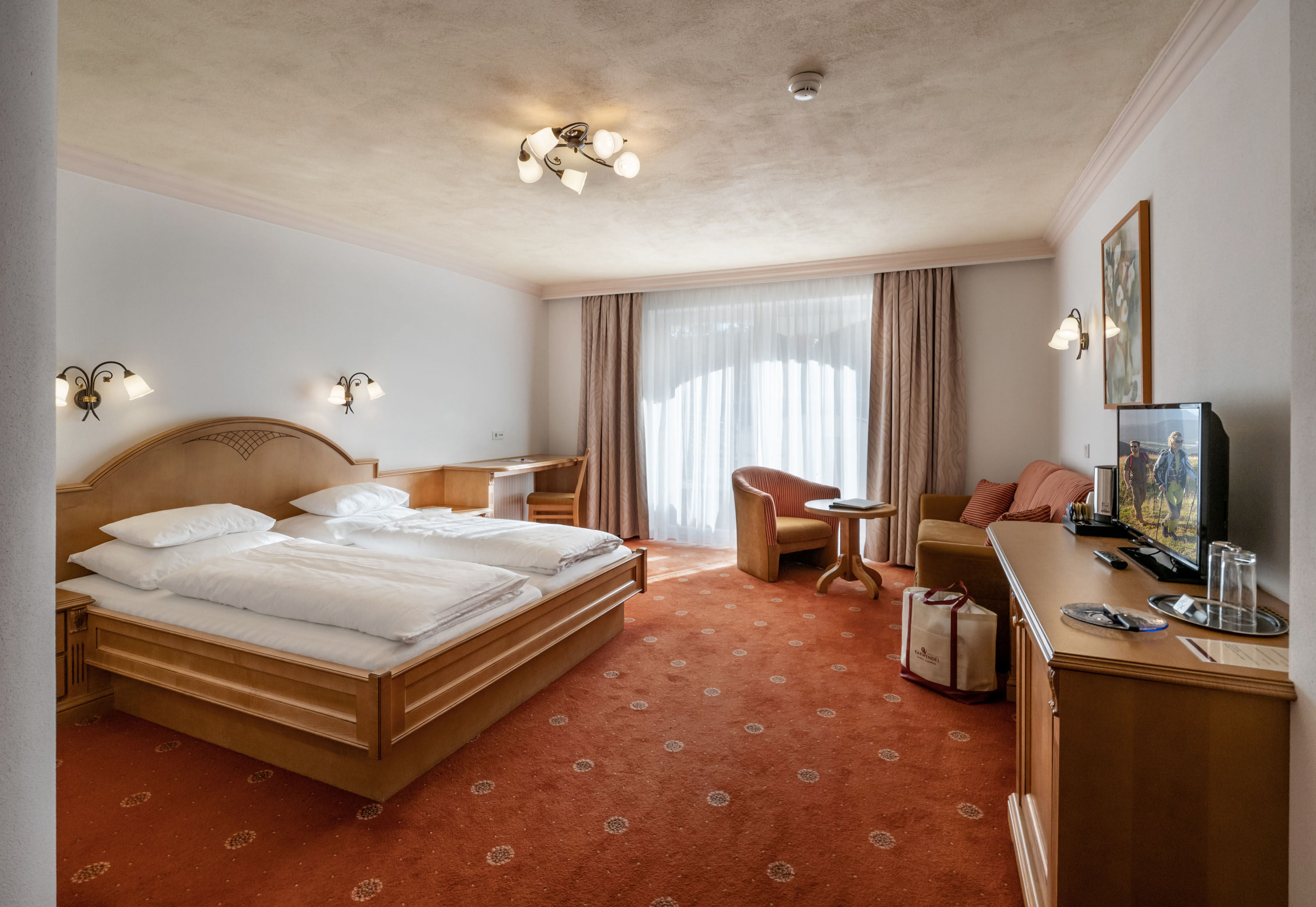 Adults only Alpenhotel Karwendel Zimmerkategorien Doppelzimmer de Luxe