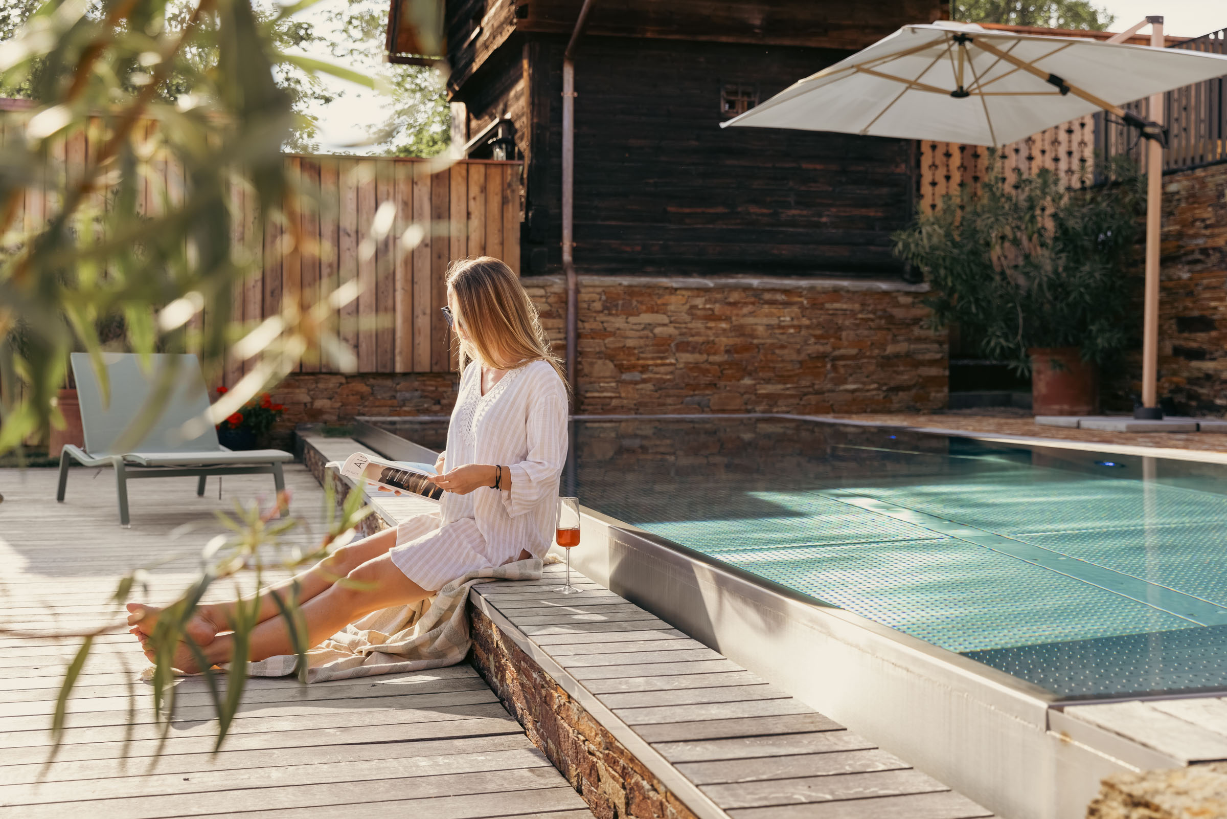 Urlaub-mit-Hund: Infinity Pool für alle Gäste - Am Wildbachberg