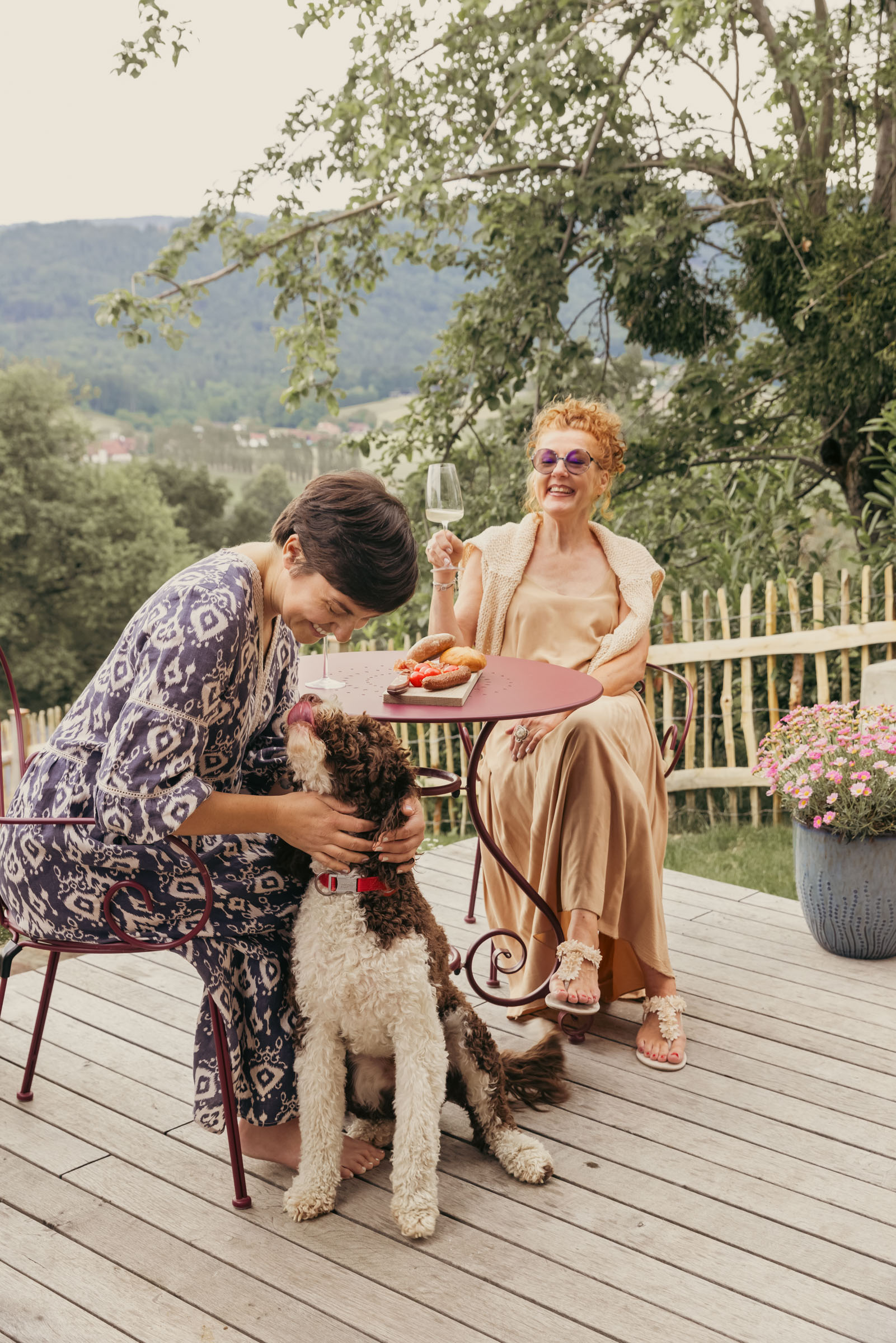 Urlaub-mit-Hund: Terrasse  - Am Wildbachberg