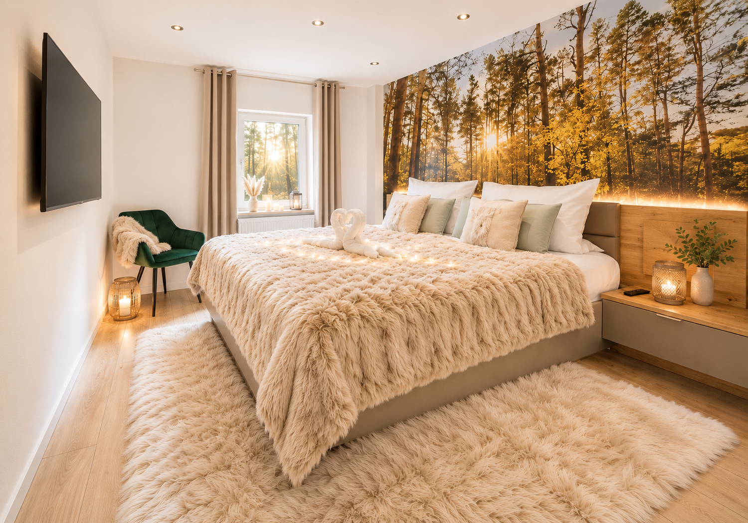 Urlaub-mit-Hund: Kuschelschlatzimmer - Natur & Wellness Haus Oase