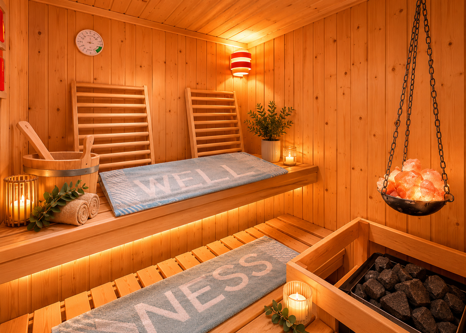 Urlaub-mit-Hund: Finnische Sauna - Natur & Wellness Haus Oase