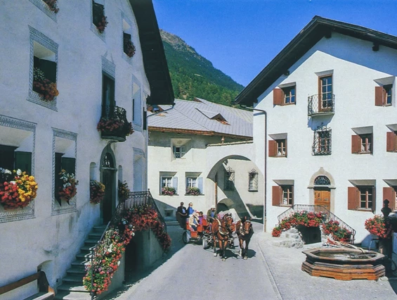 Ferienhaus mit Hund: Chesa Michel - Bever