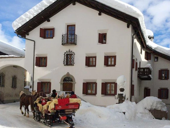 Ferienhaus mit Hund: Chesa Michel - Bever