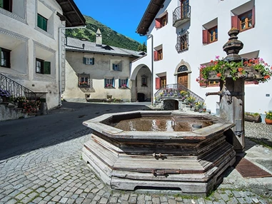 Ferienhaus mit Hund: Chesa Michel - Bever