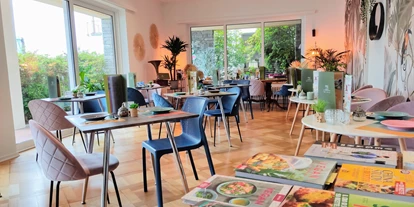 Hundehotel - Unterkunftsart: Hotel - Bodio TI - Frühstücksraum Garden Hotel Primavera - Garden Hotel Primavera