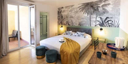 Hundehotel - Unterkunftsart: Hotel - Bodio TI - Komfort Zimmer mit Balkon und Seeblick - Garden Hotel Primavera