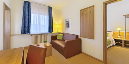 Hundehotel - Verpflegung: Halbpension - Baden-Württemberg - Doppelzimmer Komfort - Wohnbereich getrennt - Sapia Hotel St. Fridolin