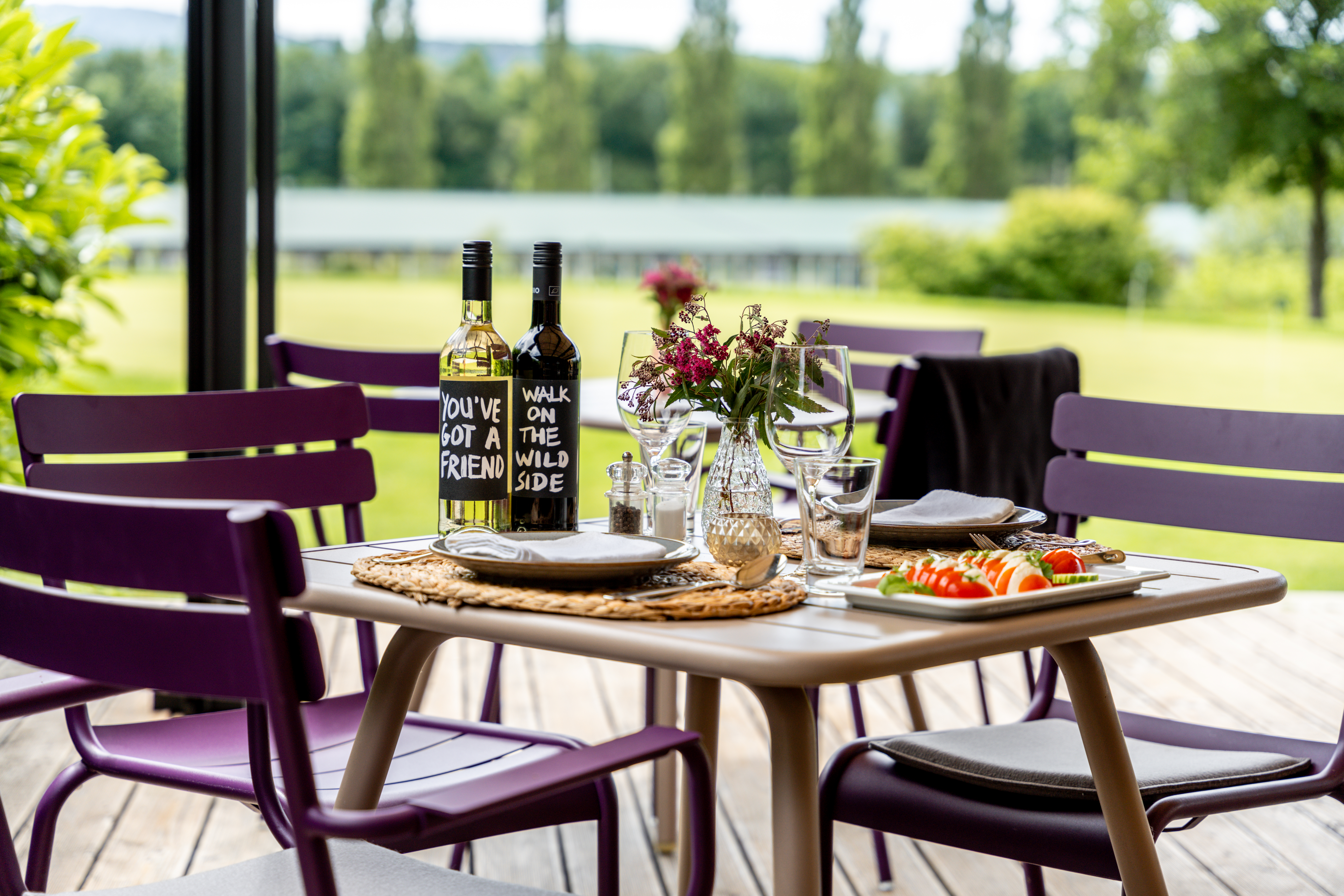 Urlaub-mit-Hund: Terrasse - Sapia Hotel Rheinsberg