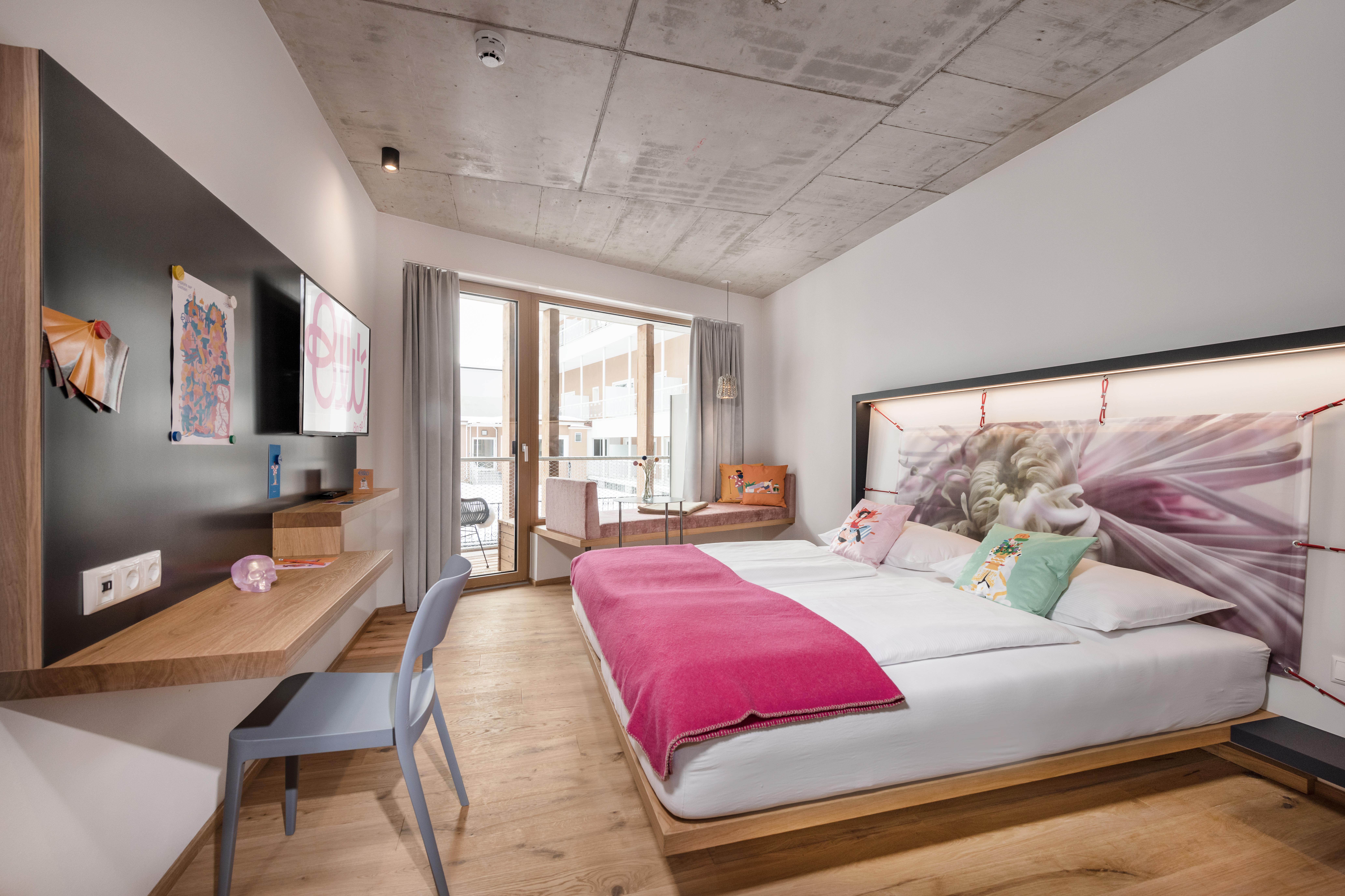 Hundehotel - Verpflegung: Halbpension - PLZ 5640 (Österreich) - Zimmer Blü Cool - Hotel Blü