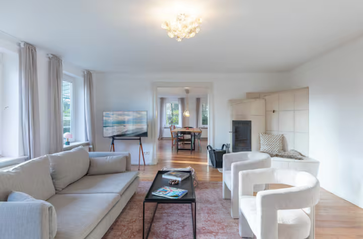 Hundehotel - Sitzplatz im Garten - Villa Morgenthau