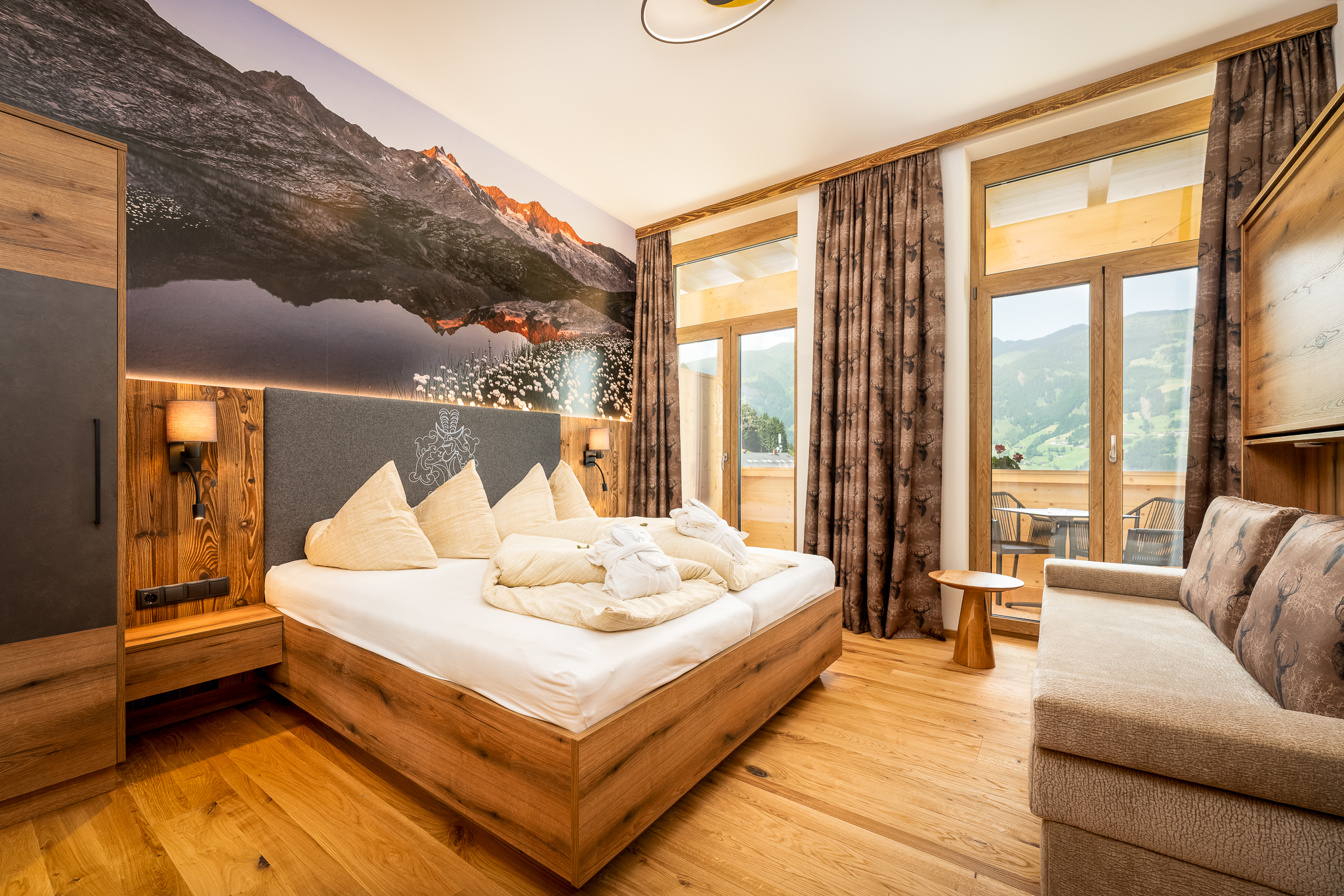 Alpenwohlfühlhotel Dörflwirt  Zimmerkategorien Doppelzimmer Panorama