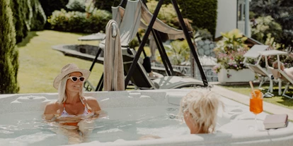 Hundehotel - Truden im Naturpark - Whirlpool im Garten - Piris Jagdhof - Dolce Vita Experience
