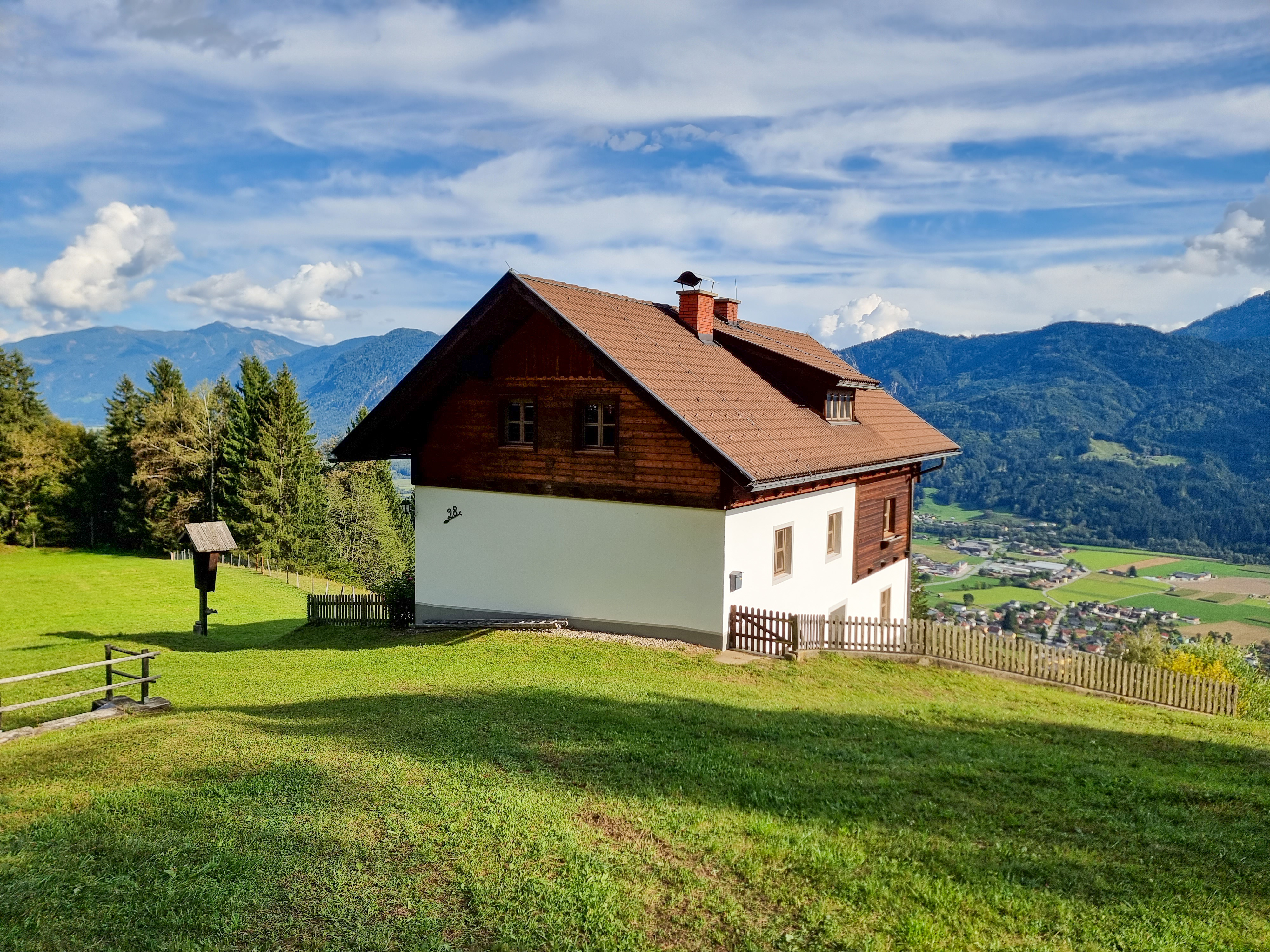 Ferienhaus mit Hund: Chalet "Beim Rauter" – Blick vom Emberger Alm Weg - Beim Rauter – Emberger Alm