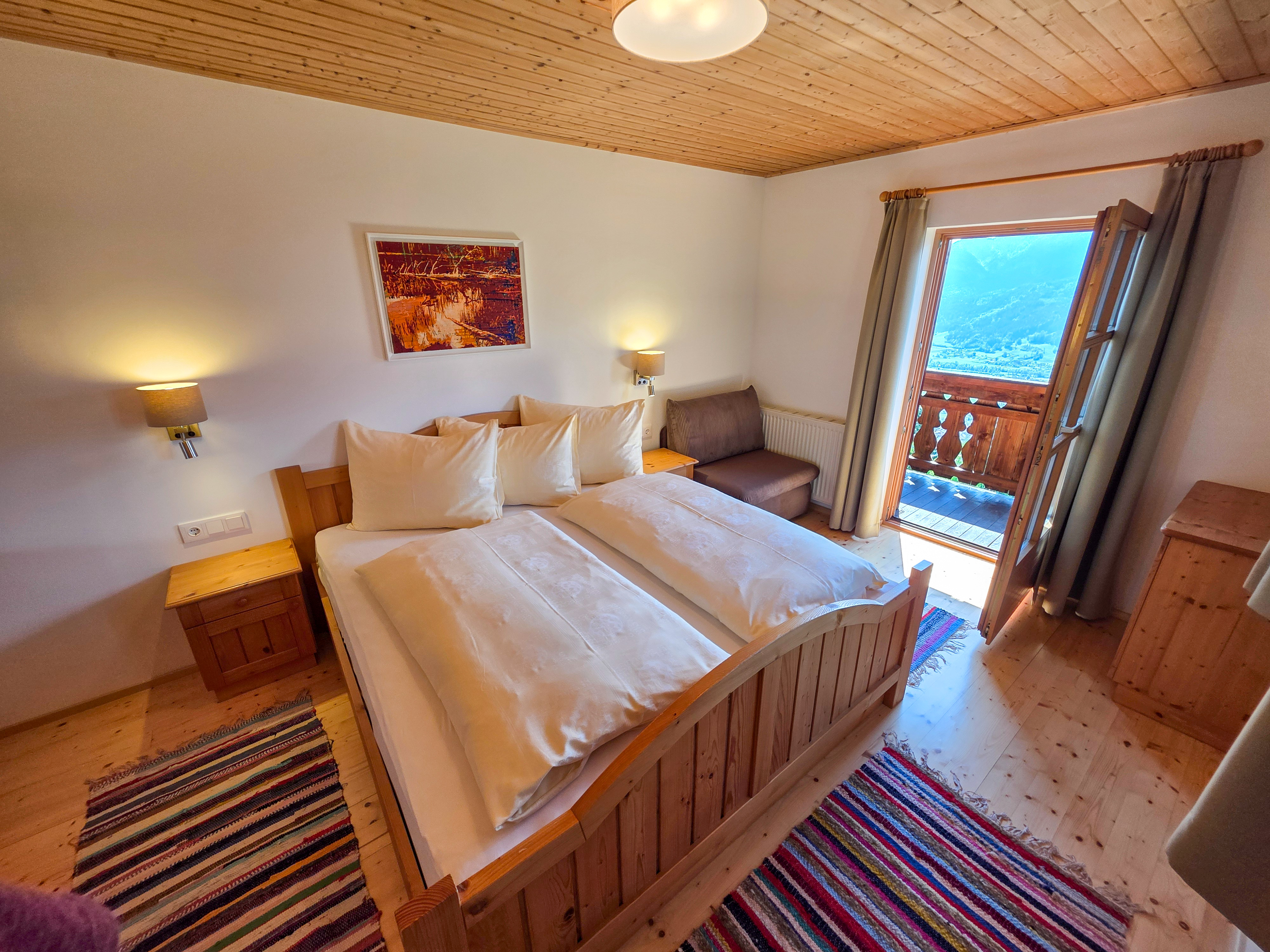 Ferienhaus mit Hund: Schlafzimmer 3 - Beim Rauter – Emberger Alm