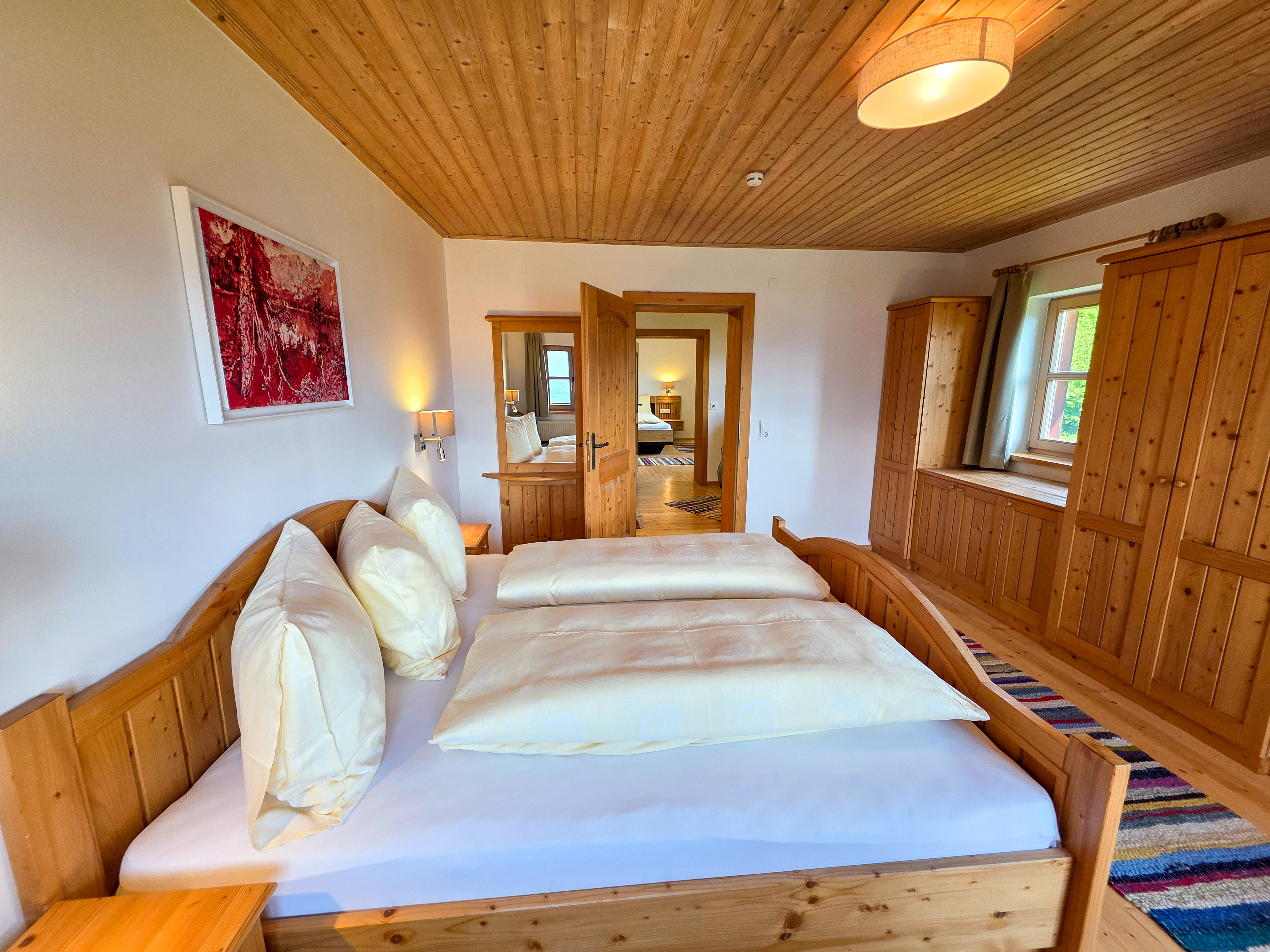 Ferienhaus mit Hund: Schlafzimmer 2 - Beim Rauter – Emberger Alm