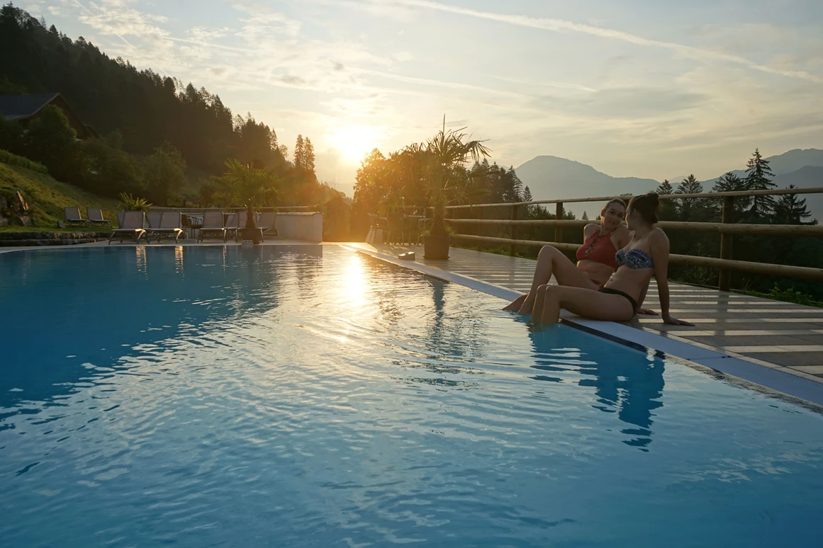 Ferienhaus mit Hund: Pool - Glocknerhaus Naturdomizil