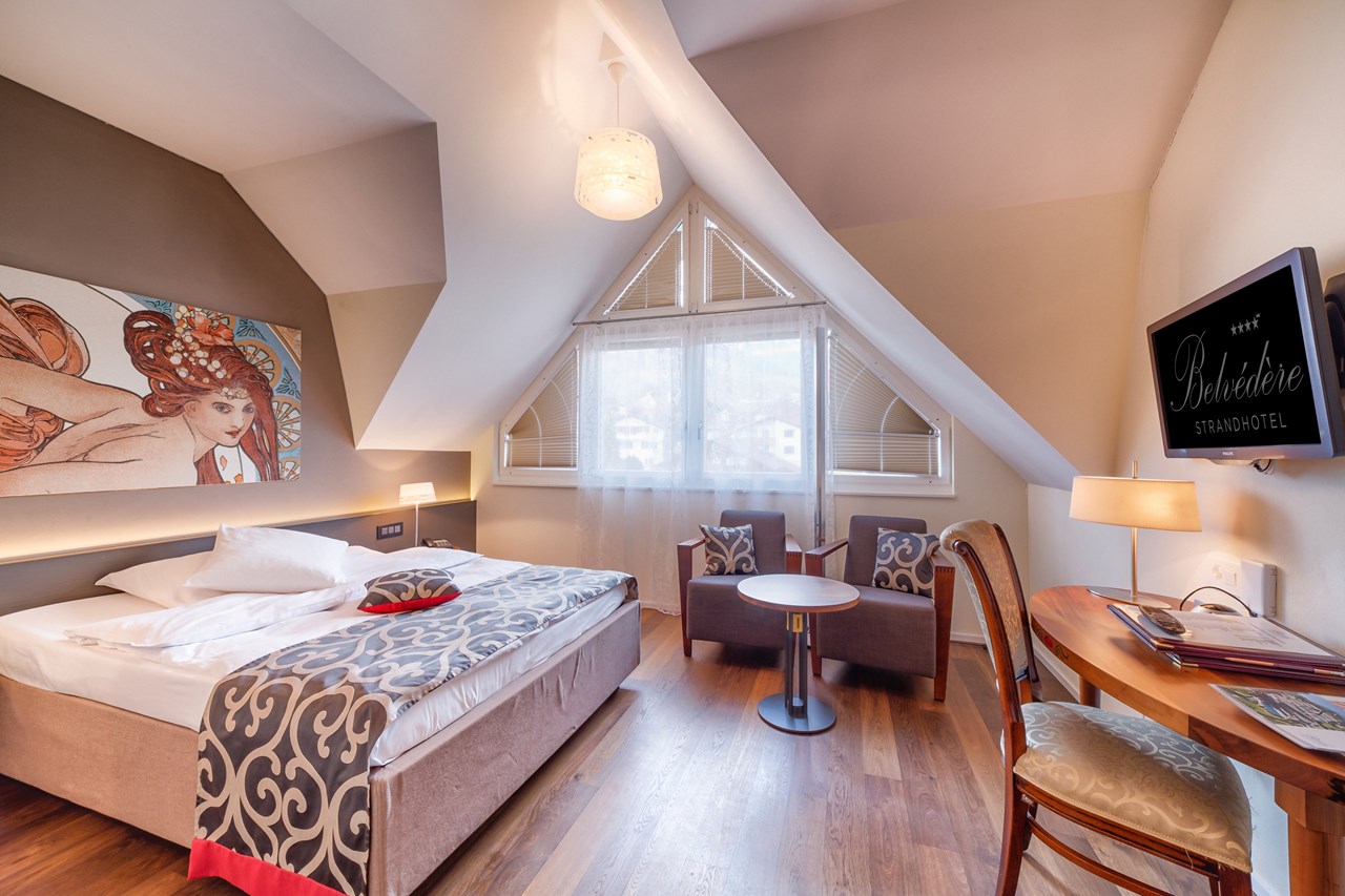 Belvédère Strandhotel Spiez Zimmerkategorien Boutique Queen Room