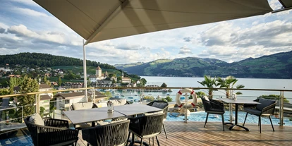 Hundehotel - WLAN - Saanenmöser - Bar Terrasse - Belvédère Strandhotel Spiez