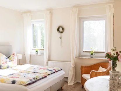 Hundehotel - Sauna - Grömitz - Schlafzimmer Gartenglück - Immenhagen Ferienwohnungen