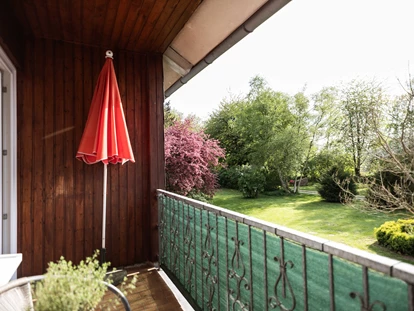 Hundehotel - Sauna - Grömitz - Balkon Gartenglück - Immenhagen Ferienwohnungen