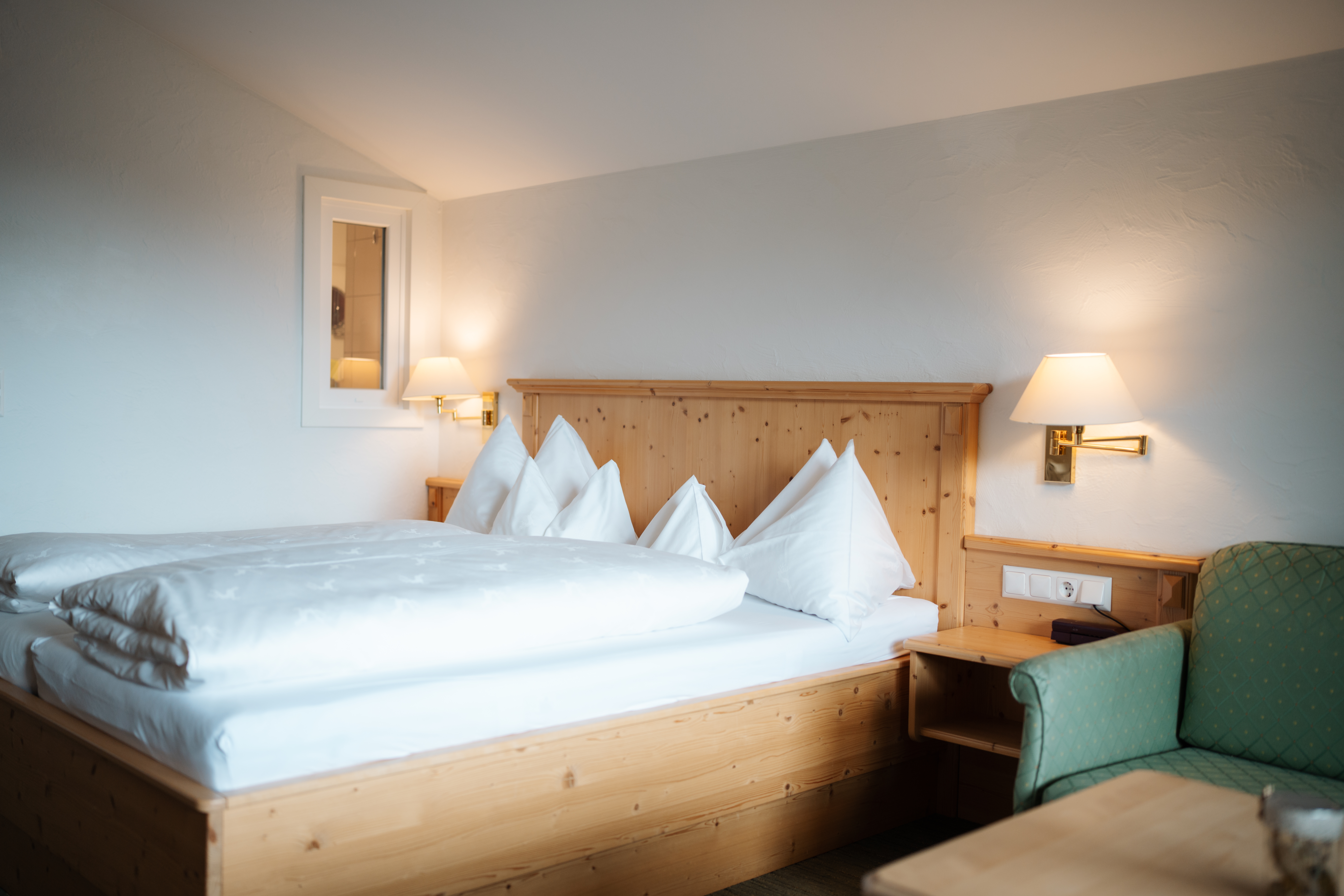 Urlaub-mit-Hund: Doppelzimmer Fichte - Hotel Garni Berghof
