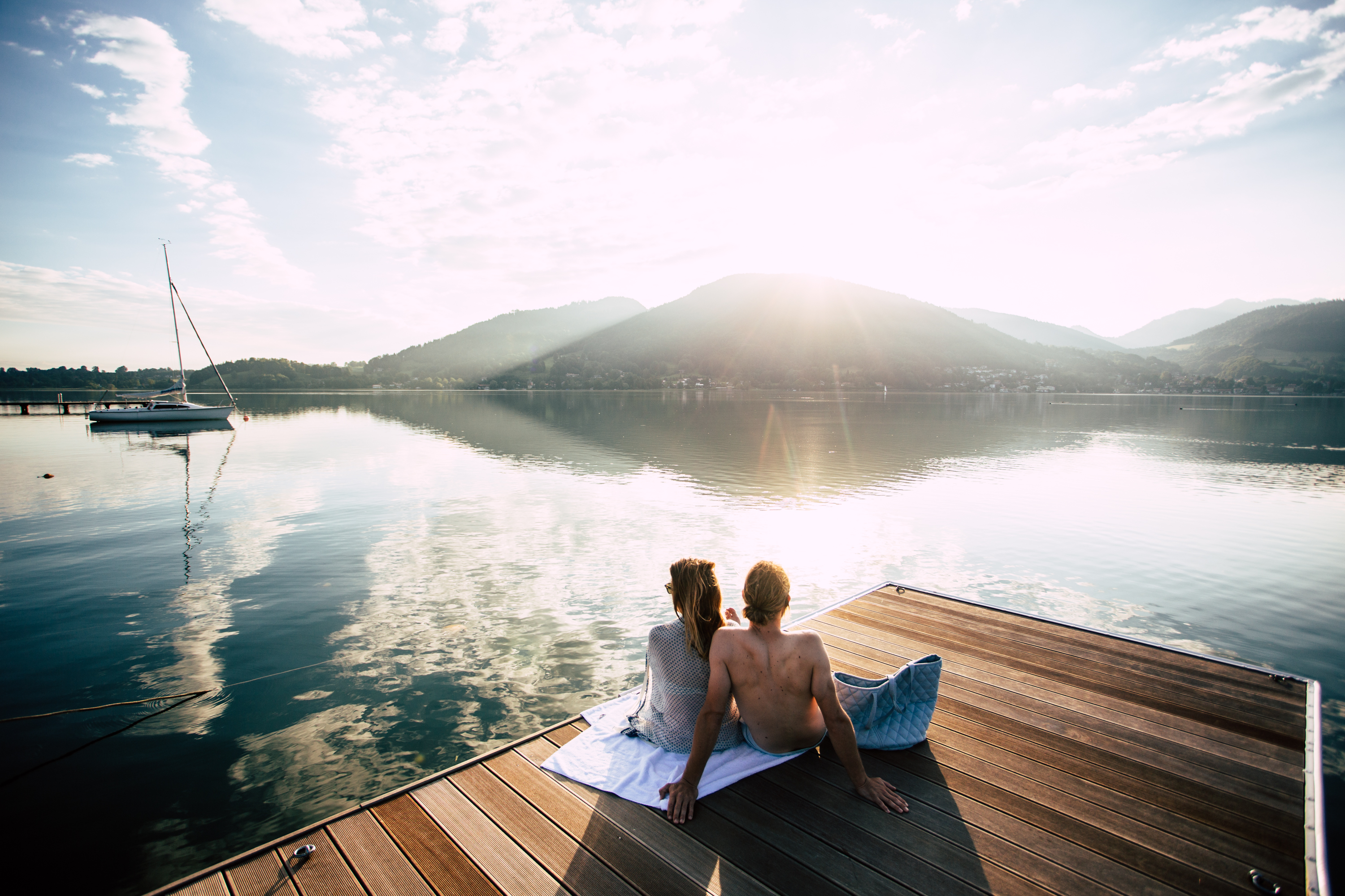 Urlaub-mit-Hund: Hotel Terrassenhof - Haus | Umgebung, Wasser | Wellness