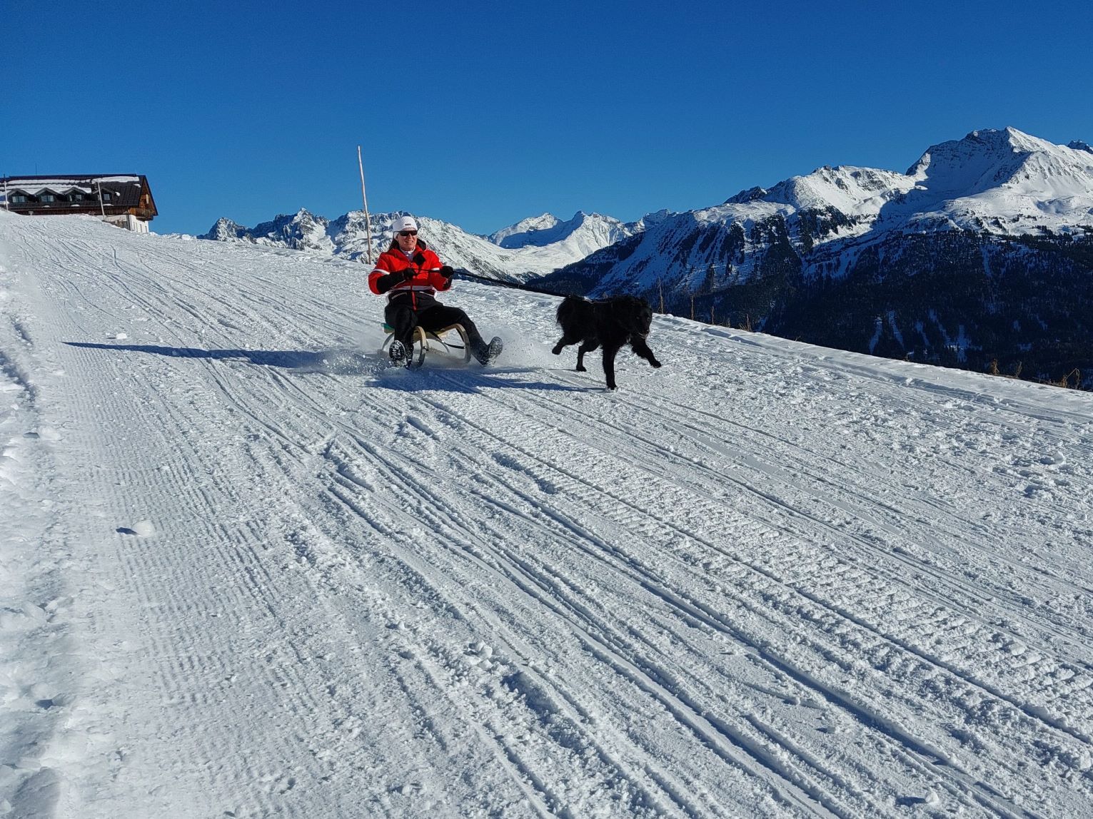 Ferienhaus mit Hund: Rodelpartien mit Einkehrmöglichkeiten - Abseits