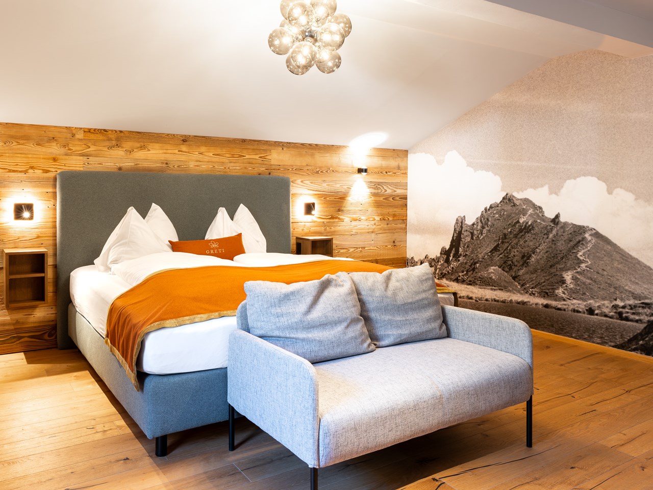 GRETI – Alpine Boutique Hotel mit Alpentherme Eintritt Zimmerkategorien Panorama Alpenzimmer Premium