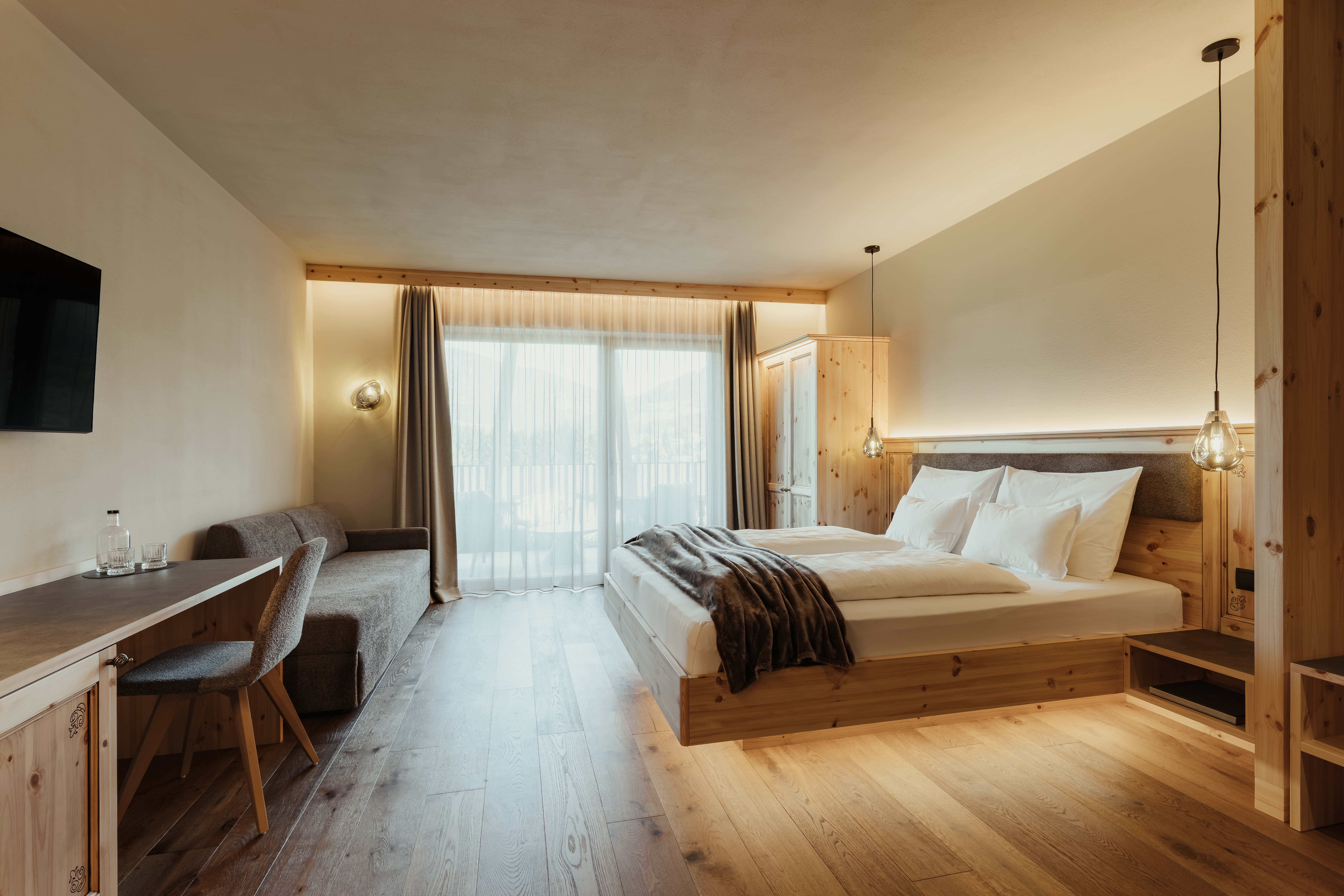 Hotel B&B Feldmessner Zimmerkategorien Kiefer | 30 m² | 2 bis 3 Personen