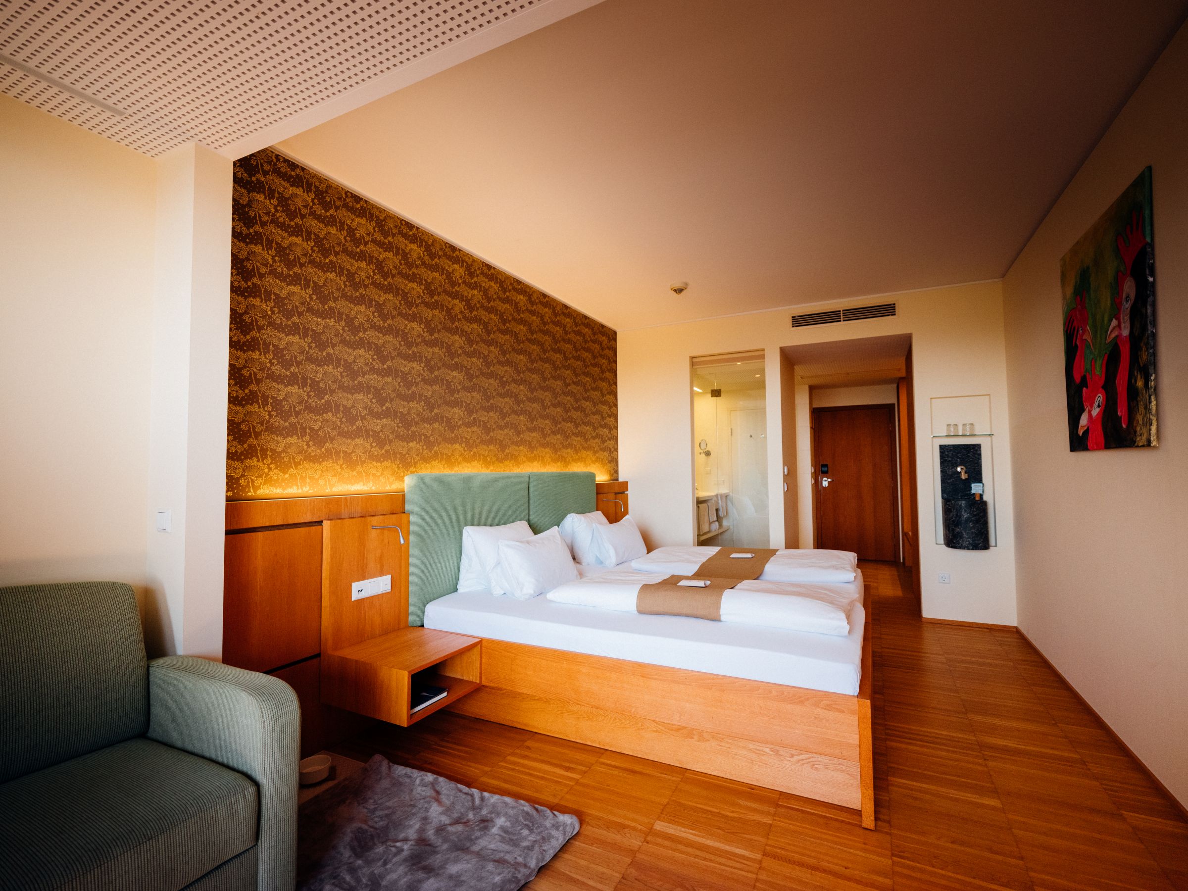 Hundehotel - Verpflegung: Frühstück - Steiermark - Genusshotel RIegersburg - Doppelzimmer Burgblick  - Genusshotel Riegersburg 