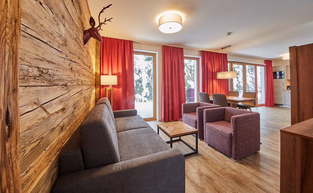 AlpenParks Hotel & Apartment Sonnleiten Saalbach Zimmerkategorien Studio Alpin mit Sauna