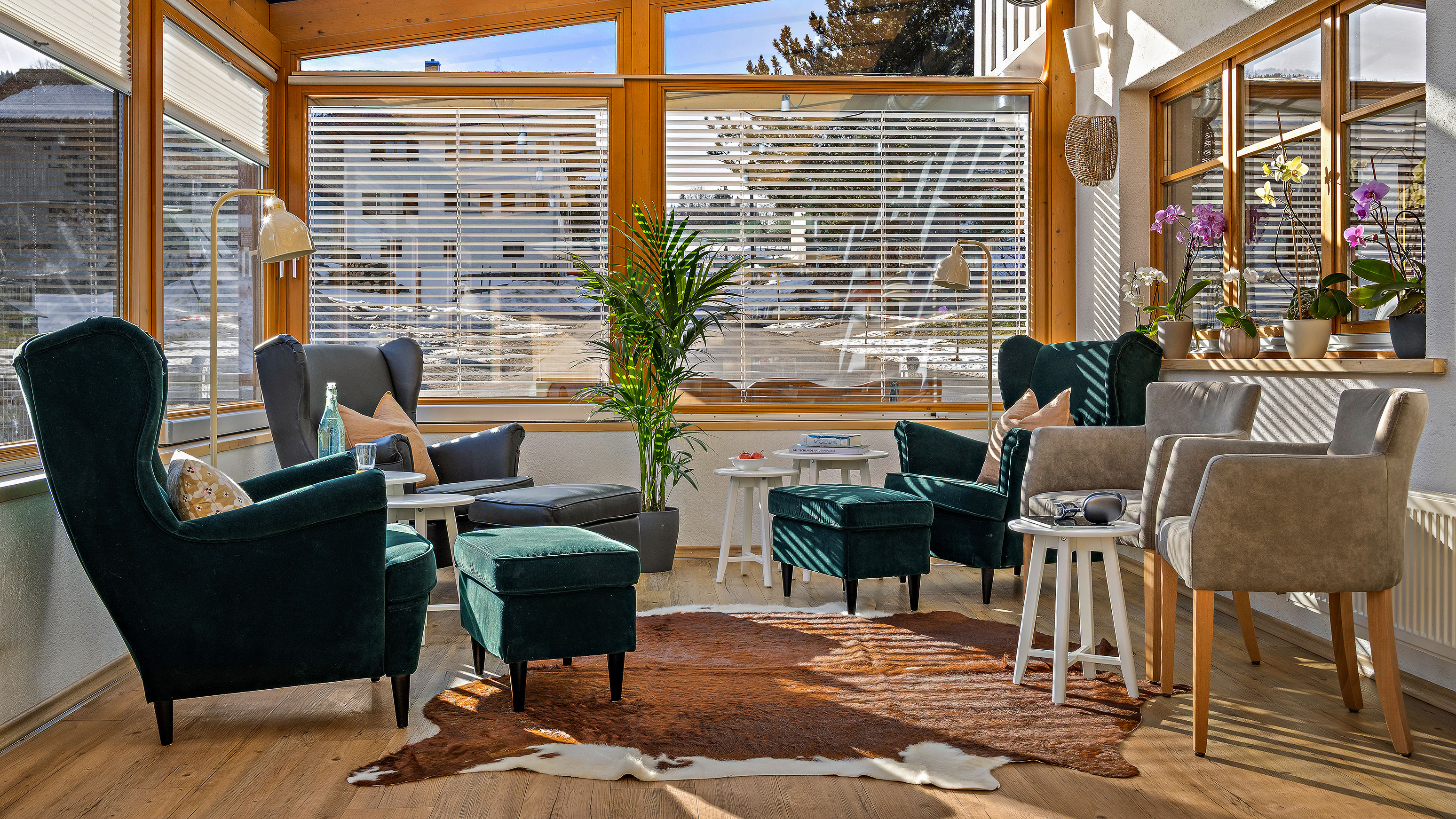 Urlaub-mit-Hund: Lounge - Hotel Bergsonne Allgäu