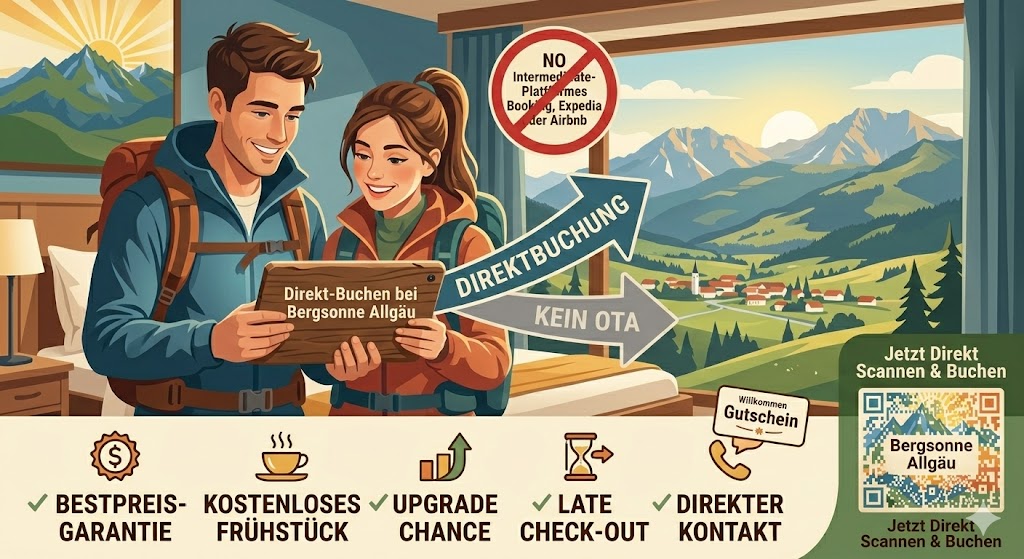 Urlaub-mit-Hund: Vorteile der Direktbuchung - Hotel Bergsonne Allgäu - Haus | Umgebung