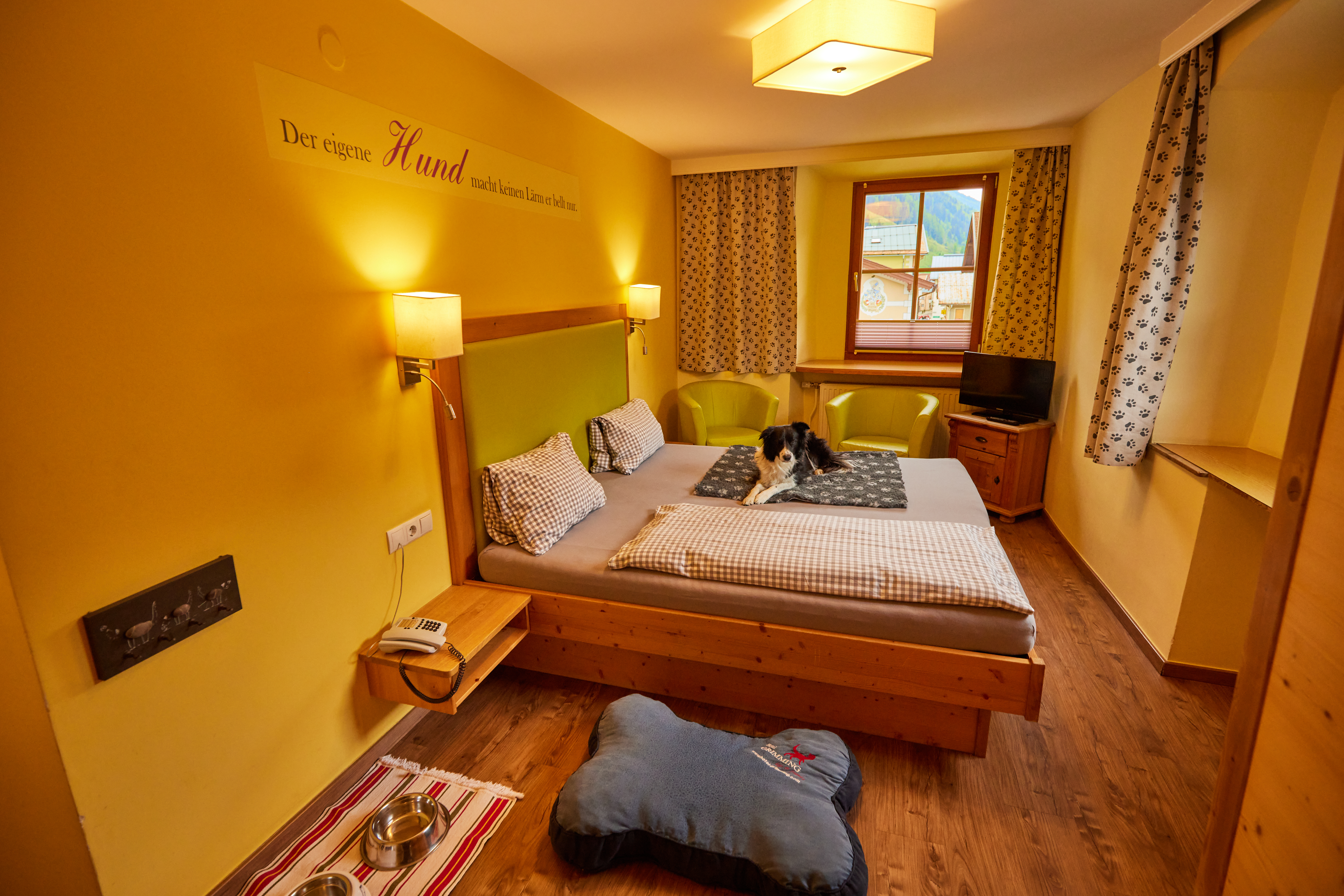 Urlaub-mit-Hund: Doppelzimmer im Grimming - Hotel Grimming Dogs & Friends