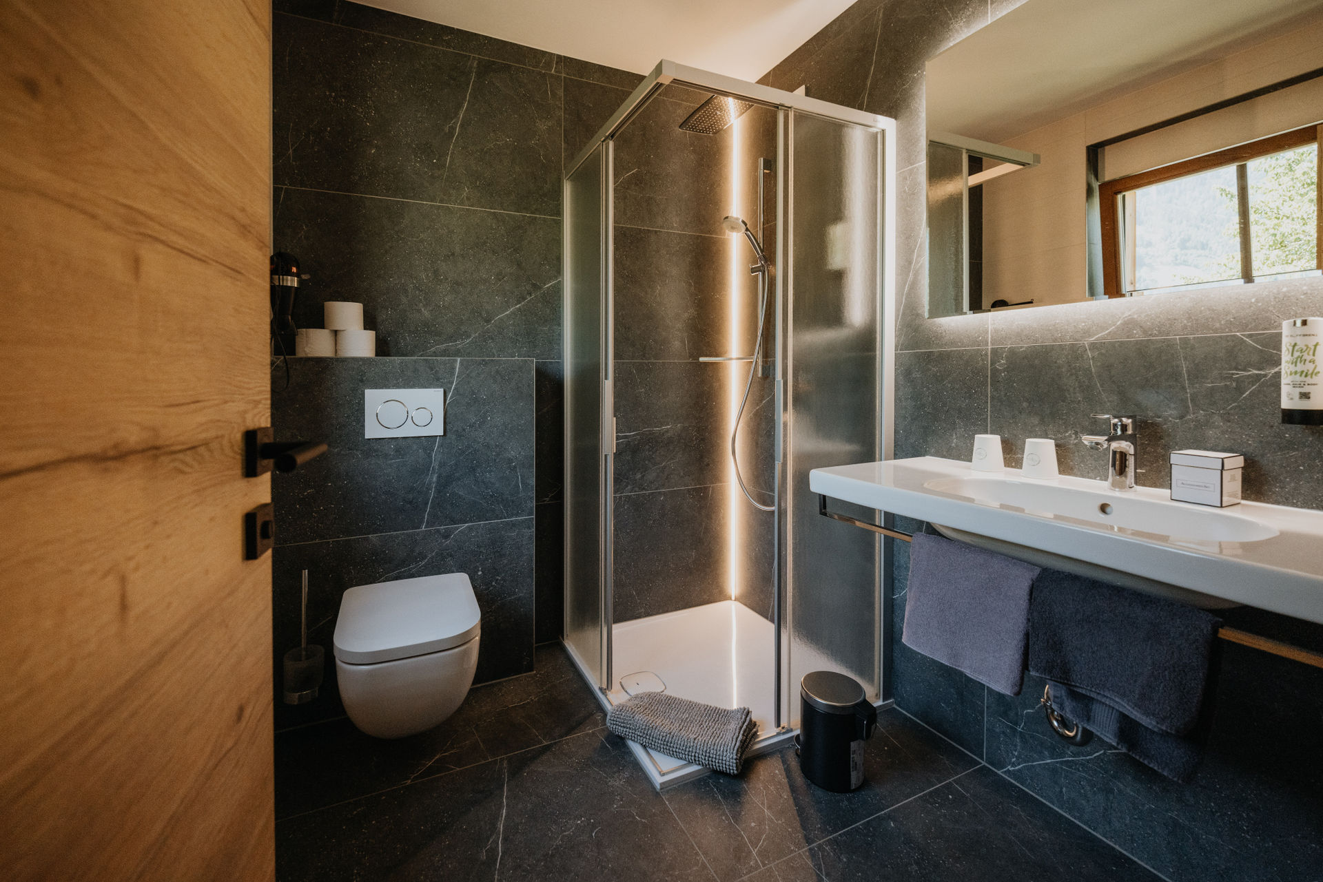 Urlaub-mit-Hund: Badezimmer  - Hotel Grimming Dogs & Friends