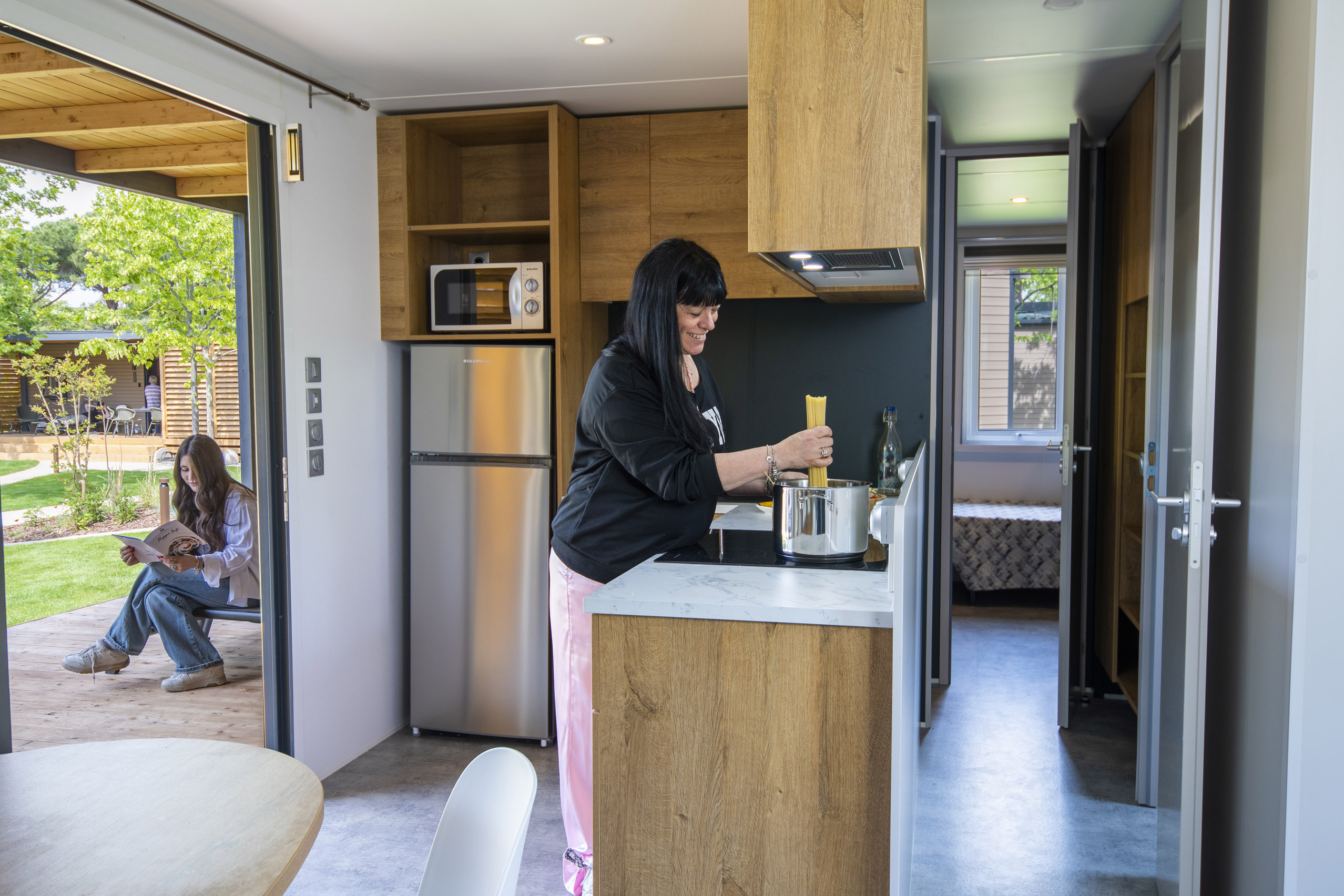 Urlaub-mit-Hund: Green Lodge - Pappasole Camping Village - Wohnen | Schlafen