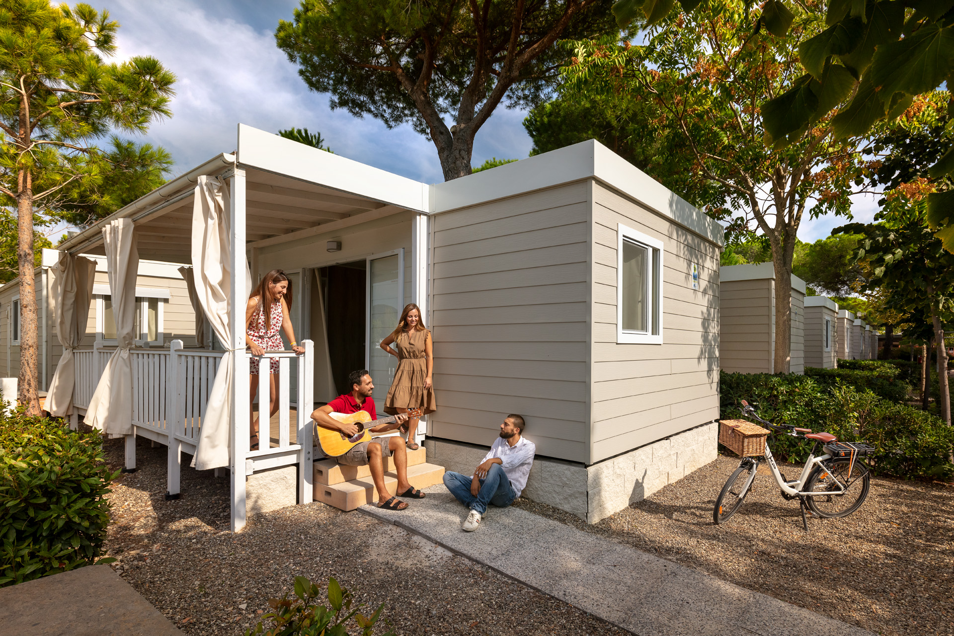 Urlaub-mit-Hund: Mobilhome Premium - Pappasole Camping Village - Wohnen | Schlafen