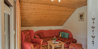 Hundehotel - Hundewiese: nicht eingezäunt - Oberharmersbach - Wohnzimmer - Ferienwohnung Stinneshof