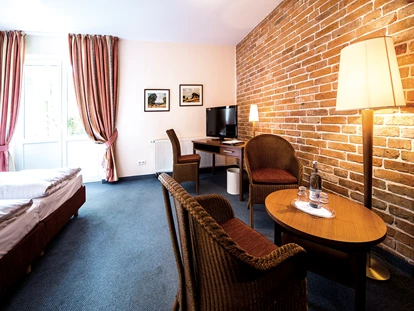 Hundehotel - Verpflegung: Halbpension - Mecklenburg-Vorpommern - Doppelzimmer im Landhaus-Stil - Seehotel Heidehof