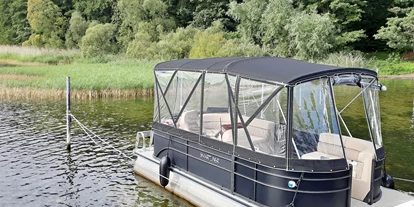 Hundehotel - Plau am See - unser Pontoon auf dem Plauer See - Dat Waldhus