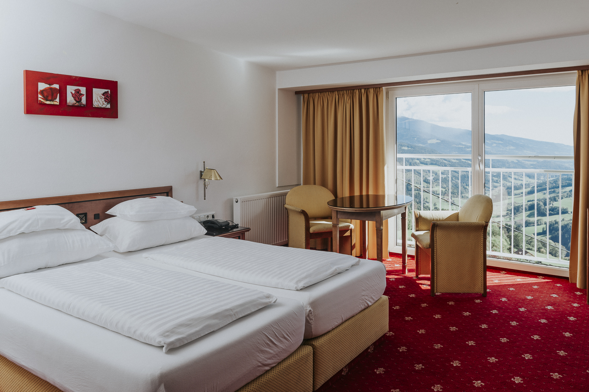 Urlaub-mit-Hund: Zimmer (Beispiel) - Hotel Friesacherhof