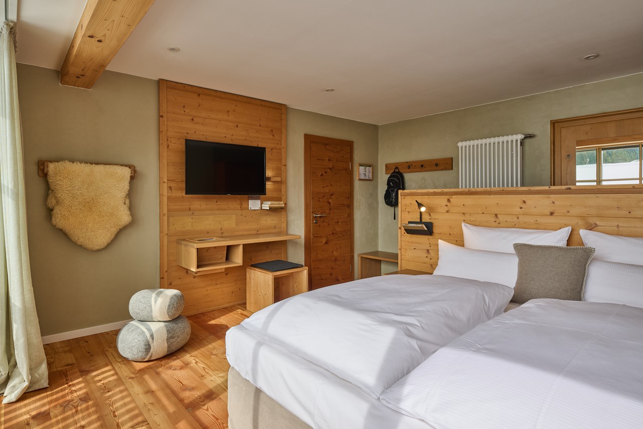 HUBERTUS MOUNTAIN REFUGIO ALLGÄU Zimmerkategorien Abendröte