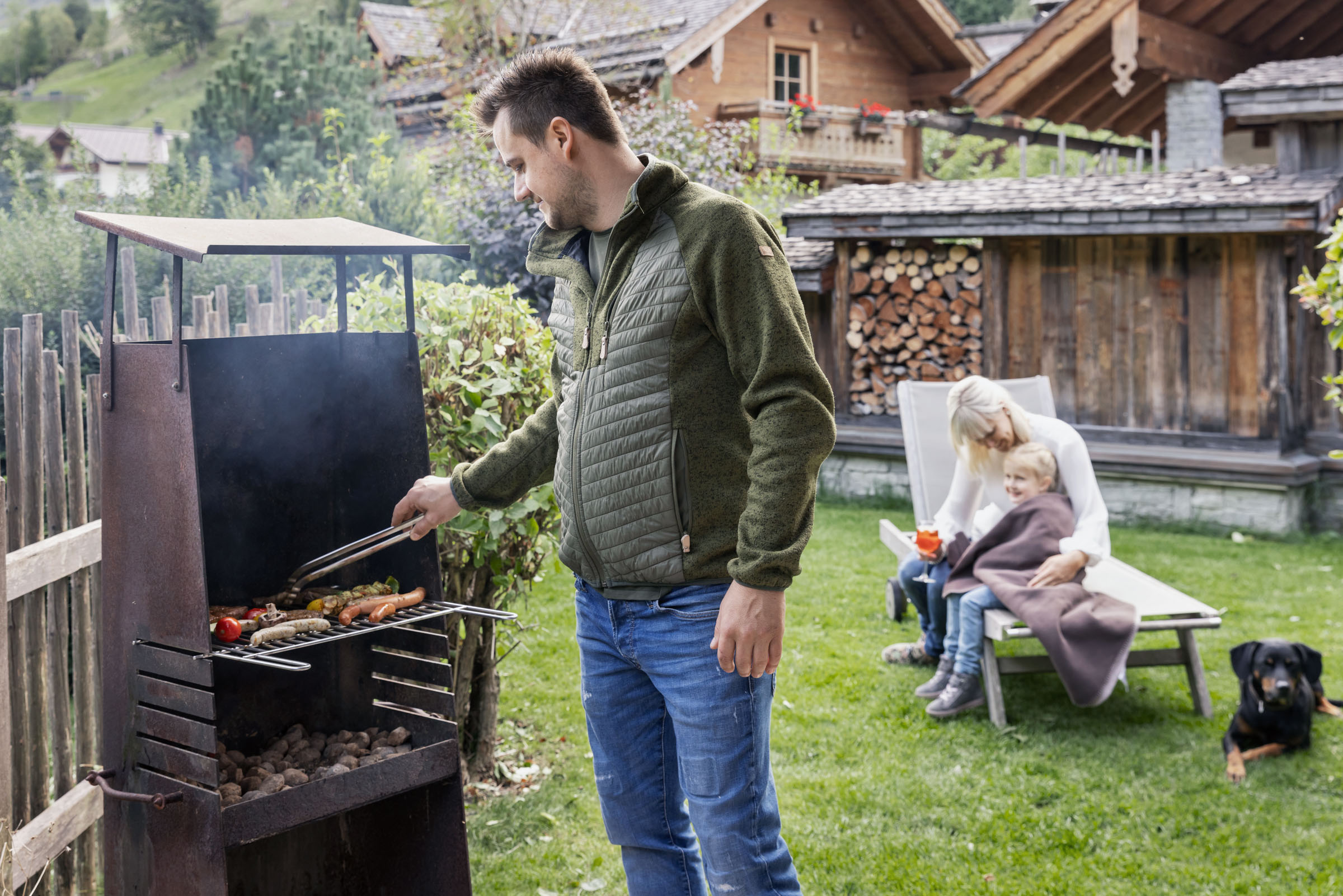 Hundehotel - Verpflegung: Frühstück - Salzburg - Grillen im eigenen Garten - Feriendorf Holzleb'n