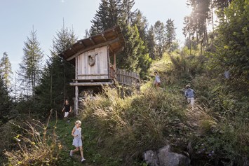 Urlaub-mit-Hund: Waldspielplatz für Abenteurer - Feriendorf Holzleb'n