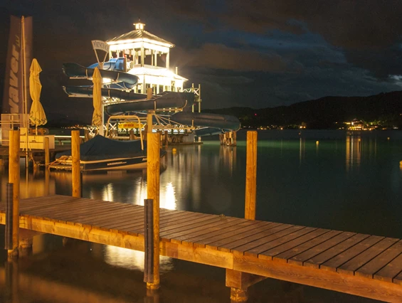 Urlaub-mit-Hund: Abendstimmung am See - Accanto Appartements