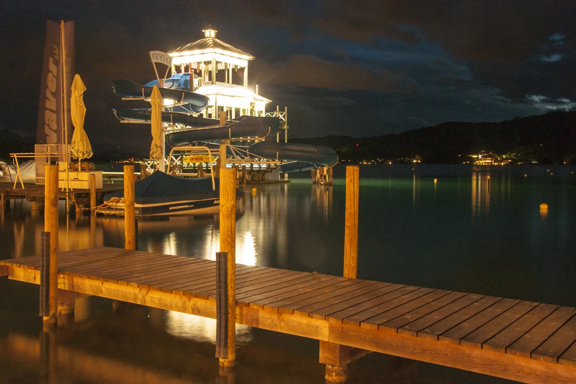 Urlaub-mit-Hund: Abendstimmung am See - Accanto Appartements